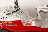 custom made model of 143m Offshore Support Vessel Far Sentinel